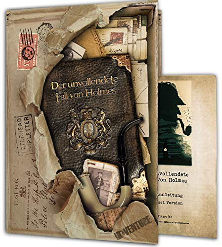iDventure - Der unvollendete Fall von Holmes - Spannendes Escape Room Spiel [1–5 Spieler] - Detektiv Krimi Spiel für Erwachsene - Gesellschaftsspiele für Kinder ab 14 Jahren