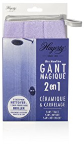 Hagerty Microfibre Glove Tiles & Ceramics microfibre glove 23 x 13 cm I Cleaning glove for tiles and ceramic surfaces like bathtub shower tray I Scratch-free & lint-free I Without chemicals