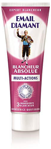 Email Diamant - Dentifrice Blancheur Absolue - Multi-actions - 3 ingrédients Blancheur - 75 ml