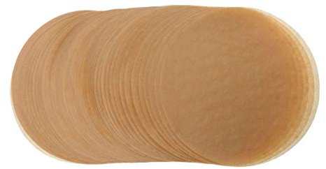 Cabilock 100pièces Papier Sulfurisé Rond Pour Barbecue Antiadhésif Feuilles De Cuisson Sans Matière Grasse Pour Cuisson Vapeur