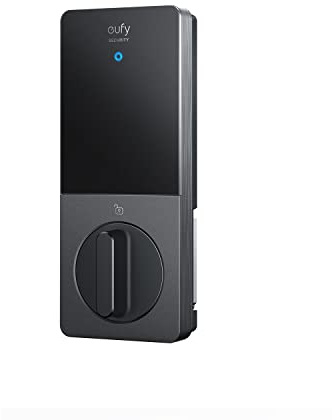 eufy Security E110 Retrofit Smart Lock+Wireless Keypad, Keyless Entry Door Lock Replacement, Built-in Wi-Fi, Remote Control, in-App History and Scheduled Access, IP65, Fits Your Existing Deadbolt