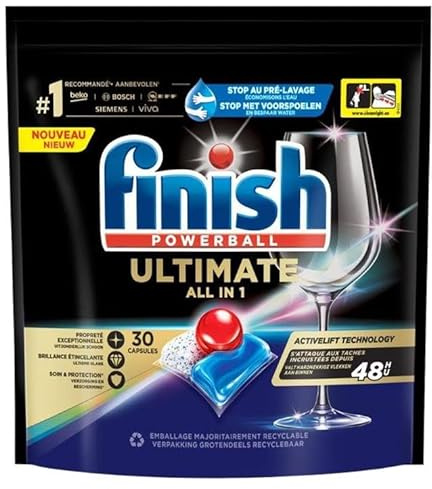 Finish Ultimate Pastilles Lave-Vaisselle - 30 capsules