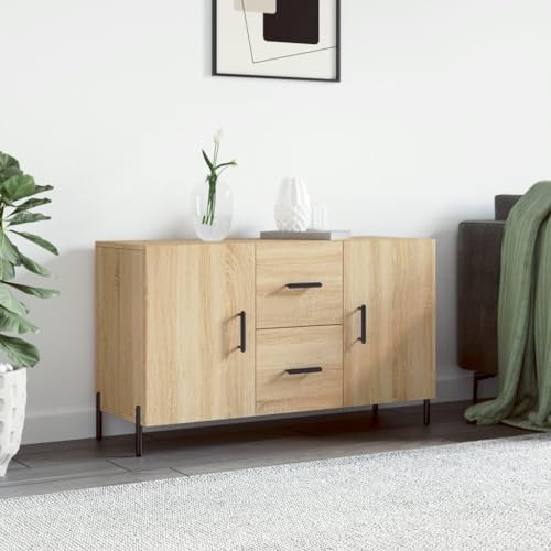 Dekorativer Beistelltisch,Eleganter moderner Schrank,Wohn- und Schlafzimmermöbel,Sideboard Sonoma-Eiche 100 x 36 x 60 cm Holzwerkstoff