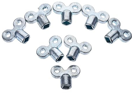 IWOWHERO 10pcs Radiator Key Plumbing Wrench for Easy Bleeding and Venting Radiators Thickened Design Smooth Handy Accessory for Home Heating Systems