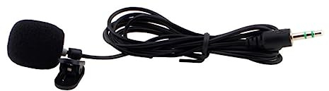 HEMOTON Lavalier Clip Mikrofon 3, 5mm Schwarz Kunststoff 30hz–15000hz | 2, 2 K Ohm, 52 Db ± Empfindlichkeit, Kompaktes Design für Vorlesungen und Unterricht