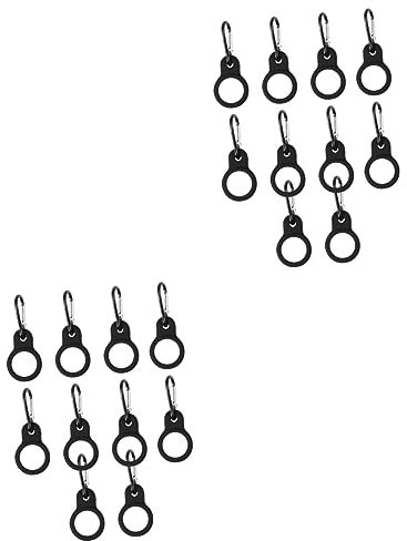BESPORTBLE 20piezas Soporte De para Botellas De Agua Clips De Anclaje para Kettle Portátil y Práctico para Actividades Negro