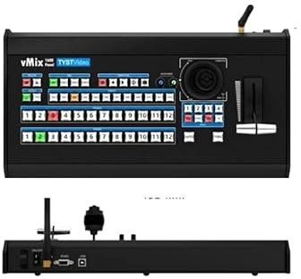 EDEDE Interruttore KVM, Video 1600 Panel Wireless Director Switcher Controllo PTZ for la Registrazione di trasmissioni in Streaming Live Switch KVM(1600 Panel)