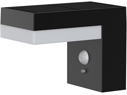 Lumisky Applique murale solaire à fixer LED blanc chaud avec détecteur de mouvement CENOVA WALL H12.5cm