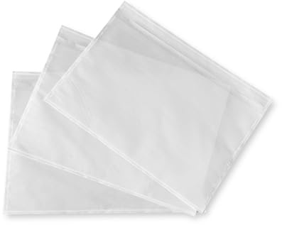 Kortpack | Selbstklebende Lieferscheintaschen A4 Ohne Aufdruck | 315x235mm | 500 Stuck | Transparent | Feuchtigkeits- und Schmutzschutz