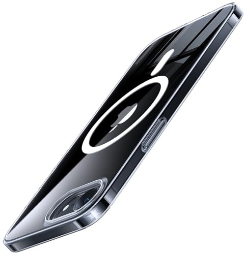 TORRAS Ultra Dünn für iPhone 17e/16e Hülle für MagSafe Transparent | [wie das Original] Nr. 1 Magnetkraft Slim Hülle iPhone 17e Case iPhone 16e Kratzfest & Samtiger Griff