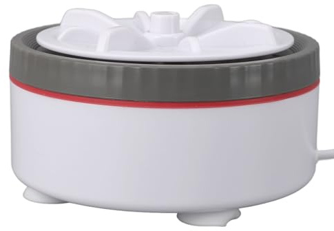 Mini -Turbo -Waschmaschine, 11L Verbessert Hochkapazitätsklappbare Waschmaschine, Automatische Mini -Waschmaschine Ultraschall Leichter Turbowaschmaschine (GRAY)