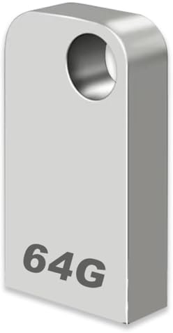 NHQZ chiavetta usb,USB 3.0 ad Alta Velocità Pendrive,Antipolvere Unità flash USB con capacità di archiviazione elevata per PC/Tablet/Laptop,Mezzo cerchio argento