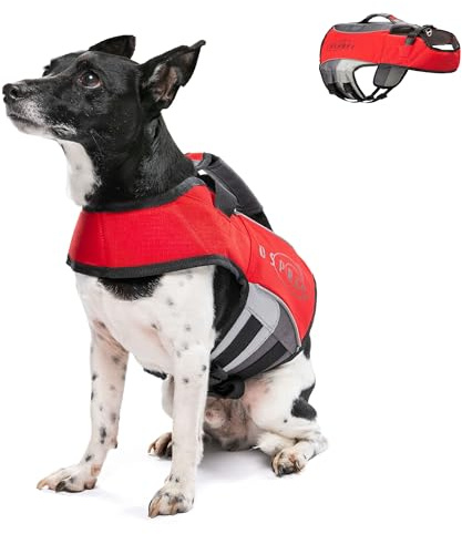 Osprey Dog Life Jacket, Adjustable Buoyancy Aid with Handle, Reflective Strips, Fits Small, Medium & Large Dogs – Swim Safety Vest for Water Activities & Paddleboarding