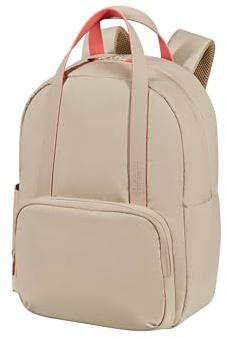 American Tourister Puffypop - Dam Laptop Ryggsäck 15.6 (49 cm, 21 L), Ergonomisk, Perfekt för Skola, Arbete & Resor - Beige