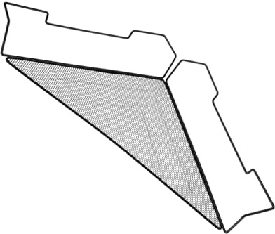 SUPVOX Supporto Angolare Porta Piante Salvaspazio in Metallo Nero per Vasi da Fiori Gancio Resistente capacità di Carico Elevata per Veranda o Studio