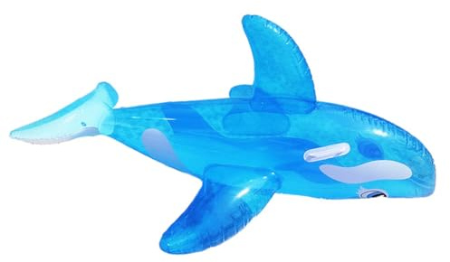 Whale Shaped Inflatable Pool Float for Adults – Spacious Ride On Design Made from Durable PVC – for Relaxing, Surfing, and Family Fun in the Water!