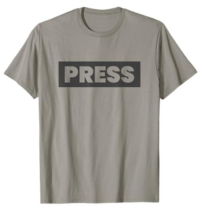 Presse Design Presse Médias Actualités Journalistes Press T-Shirt