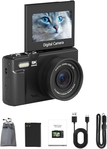 Optinexo 5K Digital Compact Camera (Black)