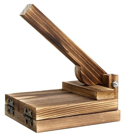 Molde para albóndigas y pasteleras, herramienta manual multifunción de cocina de madera, molde de prensa de masa para Wan Tan – para masa, tortillas, raviolis, wan-tan – hogar, apartamento, granja
