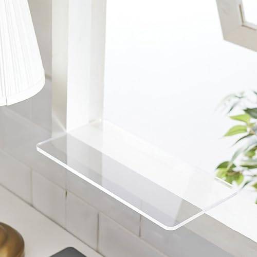 Placa extensora acrílica para el alféizar de la ve Tablero de extensión acrílico del travesaño la ventana disponible en tamaños transparentes y múltiples