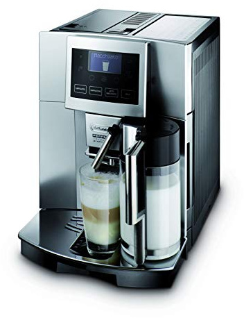 DeLonghi ESAM5600 Independiente Totalmente automática Máquina espresso 1.7L Acero inoxidable - Cafetera (Independiente, Máquina espresso, 1,7 L, Molinillo integrado, 1450 W, Acero inoxidable)