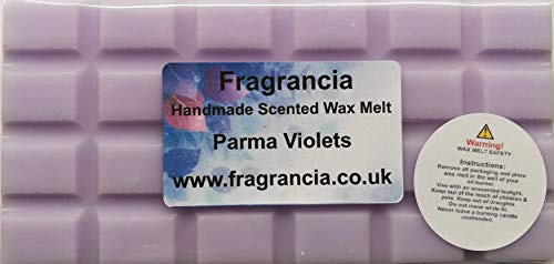 A Single Handmade Highly Scented Wax Melt Bar (Fragrances N - Z) (Parma Violet)