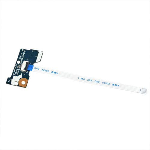 Gintai Power Switch Plaque Bouton avec câble pour HP Probook 450 G4 455 G4 | Series Y8B53EA Y8B54EA Y8B55EA Y8B56EA Y8B57EA Y8B58EA Y8B60EA Y8B59ES DA0X83PB6D0 905754-001 Carte Mère d'alimentation