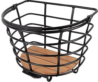 Atranvelo AtranVelo Unisex – Erwachsene Epic Curve AVS Vorderradkorb, Schwarz,Braun, 30 x 31 x 40 cm Atranvelo AtranVelo Unisex – Erwachsene Epic Curve AVS Vorderradkorb, Schwarz,Braun, 30 x 31 x 40 cm