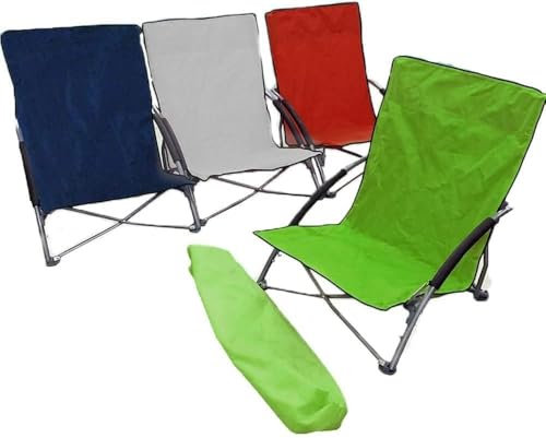 Sedia richiudibile con sacca da mare per relax spiaggia giardino piscina tessuto in poliestere-grigio