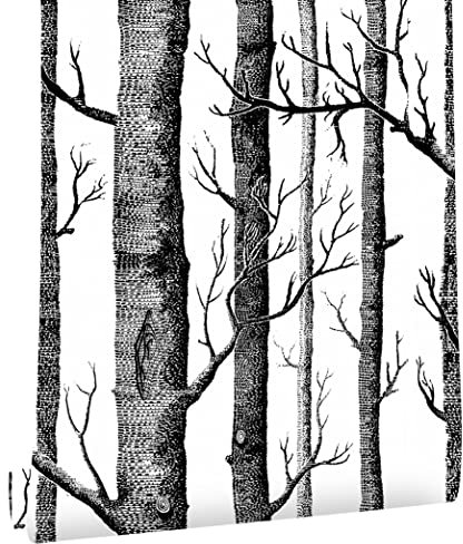 myforHD Carta da Parati Autoadesiva Fiore Foglia Vintage Decorativo Sfondo 44cmx300cm Carta da Parete Adesivo Vinile Soggiorno Camera Da Letto Bagno