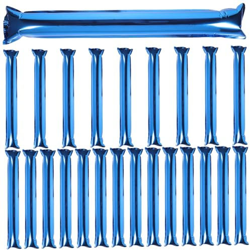 CHILDWEET Inflatable Cheering Sticks Noise Maker for Football Supporters Portable Plastic Sticks for Sports Games and Competitions