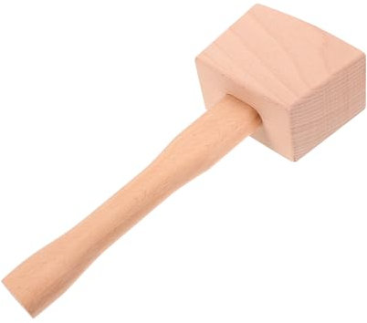 ROMISBABA Wooden Mallet Heavy Duty Beechwood Carving Hammer Woodworking Hand Tool for Carpentry and Wood Crafting