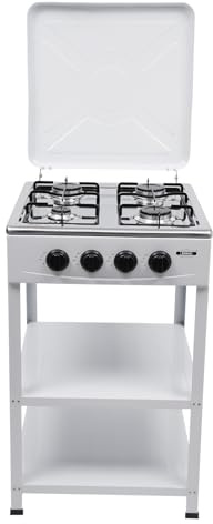 Countertop Natural Gas 4-Burner Stove, Commercial Kitchen Stove, Cooking Hob Set, Stainless Steel Gas Stove 4-Burner with Adjustable Fire Control and Lid for Apartments, Outdoors and RVs