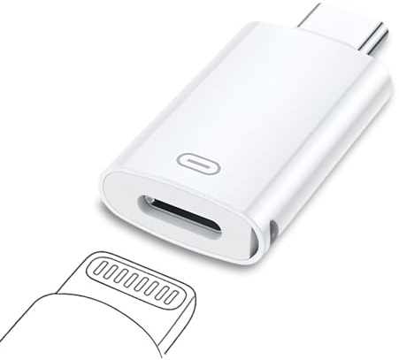 flintronic Light-ning Buchse auf USB-C Stecker Adapter, Light-ning auf USB-C Audio Adapter, 3-in-1 Adapter für Laden Datenübertragung Kopfhörer OTG, für iPhone 16/15 Pro Max Plus iPad Pro/Air MacBook
