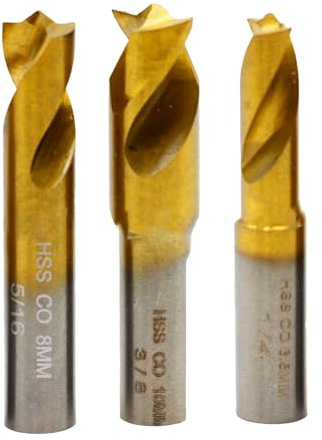 3Pcs Weld Drill Bit Set Spots Welding Cutter Drill Bits Welder Remover Tips Welding Cutting Repair Accessories