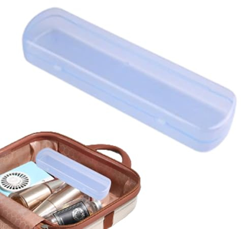 Estuche de cepillo de dientes para viajar, soporte para cepillo de dientes de viaje,Organizador de cepillo de dientes portátil - Contenedor de soporte de cepillo de dientes de fugas para acampar