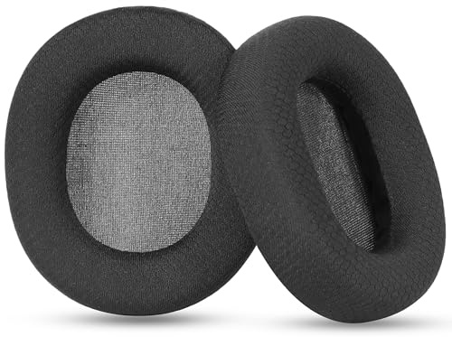 ATH-M50x Cuscinetti sostitutivi per padiglioni auricolari Compatibile con Audio-Technica ATH-M50x/M50xBT/M50RD/M40X/M30x/M20x/MSR7/SX1 Cuffie Cuscinetti auricolari con Tessuto resistente