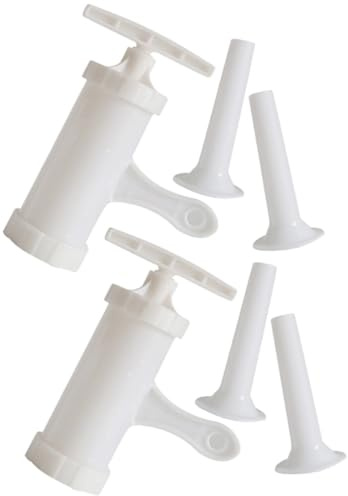 FONDOTIN Poussoir à Saucisses Manuel Et Remplisseur Entonnoir Pour Fabrication De Saucisses Outil De Cuisine Pour Remplissage De Viande Avec Tube