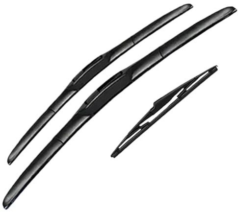 SXXTS Escobilla Coche para Toyota Yaris Cross XP210 2020-2024 24+16+12, Goma Antiarañazos Limpia Parabrisas Delanteras Y Traseras Coche Escobilla Limpiaparab