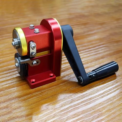 Toplionace Coupe-Bandes de Cuir Manuel - Machine de Précision pour le Biseautage Des Bords de Ceintures, Sacs et Bracelets de Montres