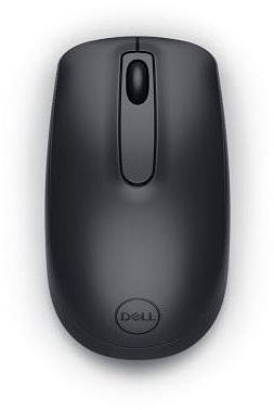 Dell Mouse wireless WM118, 2,4 GHz, ricevitore nano USB, 1000 DPI, ambidestri, portata fino a 10 m, durata della batteria di 12 mesi