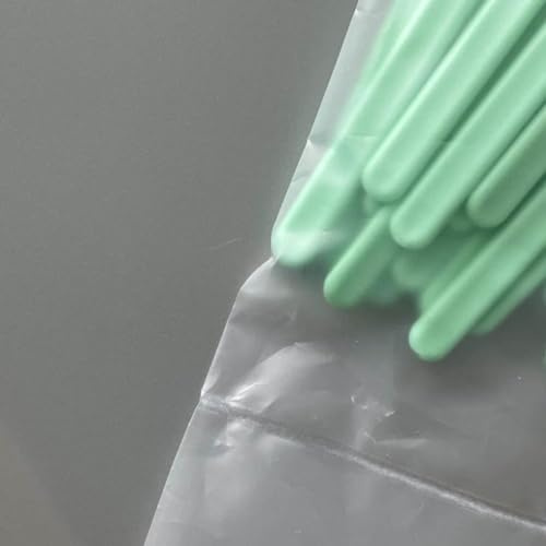 SINOSCOGO 500 Piece Clean Swab Sponge Stick Compatible With Large Format Inkjet Printer Solvent Printhead | Green Handle Color