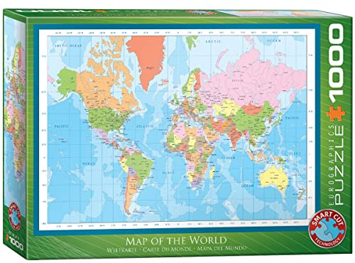 EuroGraphics Modern Map of The World Puzzle (1000-Piece)