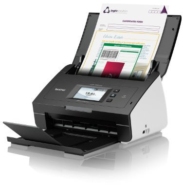 Brother ADS-2600W Dokumentenscanner (1200 x 1200 dpi, USB 2.0) schwarz