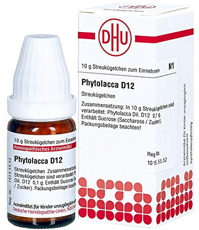 DHU Phytolacca D12 Streukügelchen, 10 g Globuli