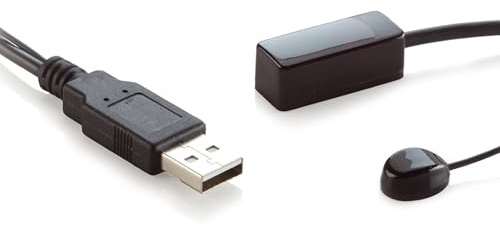IR 8213 Extender - Marmitek IR100USB - IR Blaster - Steuergeräte hinter dem Fernseher mit Ihrer eigenen Fernbedienung - Stellen Sie AV-Geräte außer Sichtweite - Speisung über USB TV-Ausgang