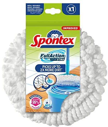Spontex Full Action System+ Xtra Microfibre Mop Head Refill