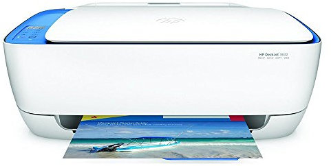 HP DeskJet 3632 AiO Thermischer Tintenstrahldrucker A4, WLAN, Weiß, Multifunktionsdrucker (600 x 300 DPI, 1200 x 1200 DPI, A4, 216 x 297 mm, Farbe) (Import)