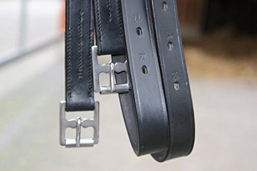 Hans Melzer Horse Equipment Steigbügelriemen, braun, 130 cm