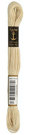 Anchor Mattstickgarn, 4335000-00885, Farbe:bisquit, Stickgarne